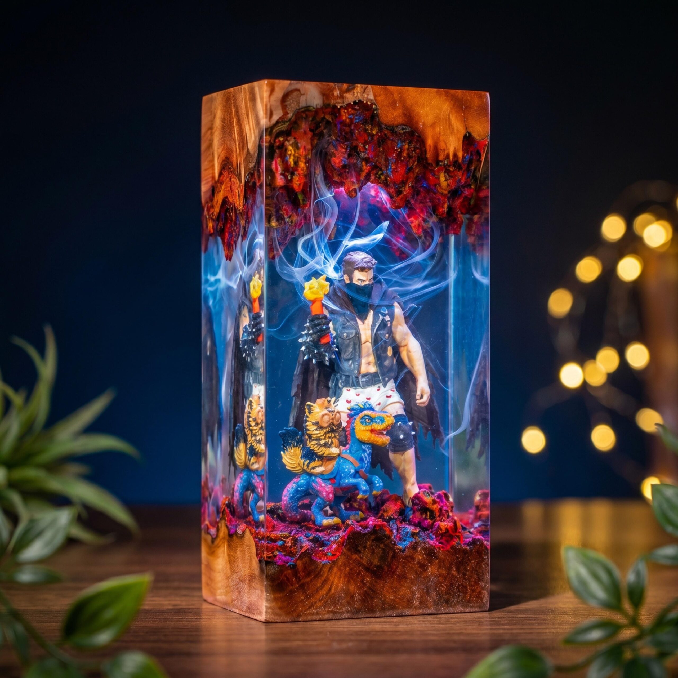 Ninja Turtles Resin Lamp Tmnt Night Light Leonardo Raphael Lamp Anime Room Decor 90s Cartoon Gift Dungeon Crawler Carl Resin Lamp-7